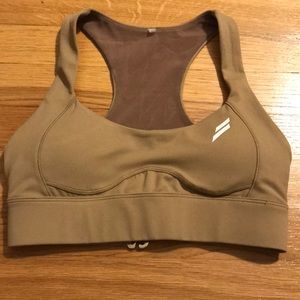 DOYOUEVEN Beige/tan/caramel type color sports bra